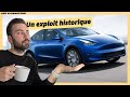 Tesla russi un exploit historique en 2023