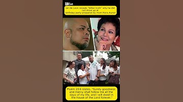 Thumbnail of Ian de Leon reveals "bitter truth" why he did not show up@ birthday party prepared by her mom Nora