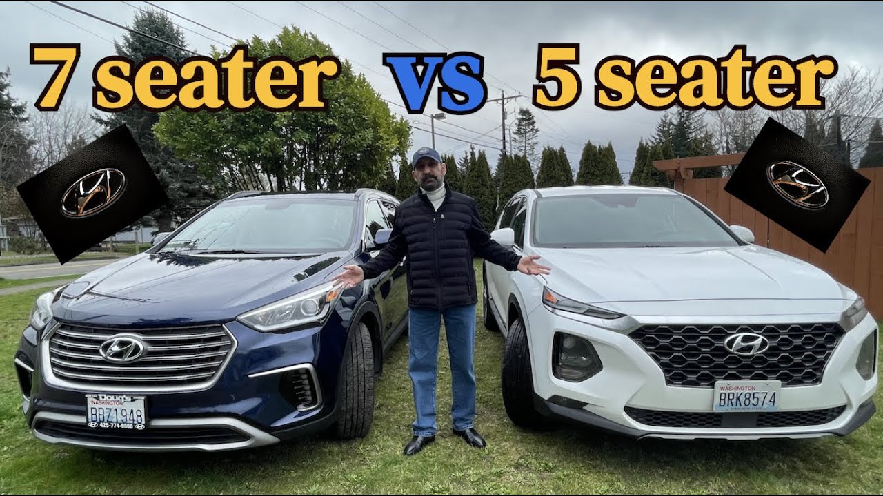 Hyundai Santa Fe 7 Seater vs 5 Seater COMPARISON | Sajid Siddiqui - YouTube