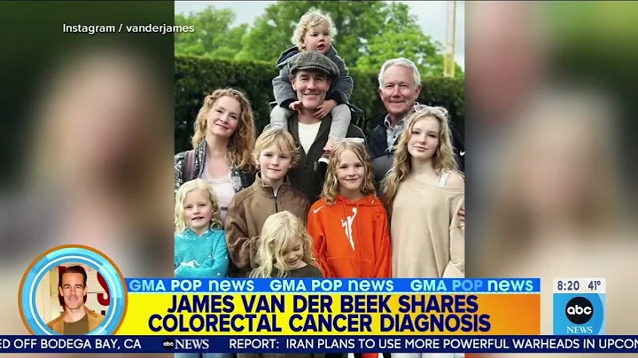 James Van Der Beek reveals he has been diagnosed with colorectal cancer