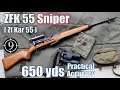 Swiss ZFK-55 Sniper Rifle to 650yds: Practical Accuracy (Feat BOTR...Zf Kar 55 Sniper with GP11ammo)