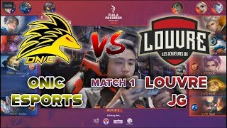 Final Piala Presiden ONIC VS LOUVRE Match 1 | Mobile Legends Piala Presiden 2019 Esport