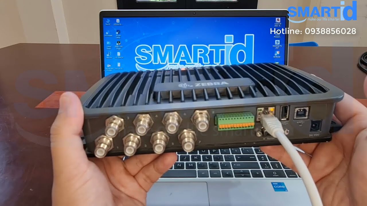 Hướng dẫn cấu hình đầu đọc RFID cố định Zebra FX9600 RFID Fix Reader