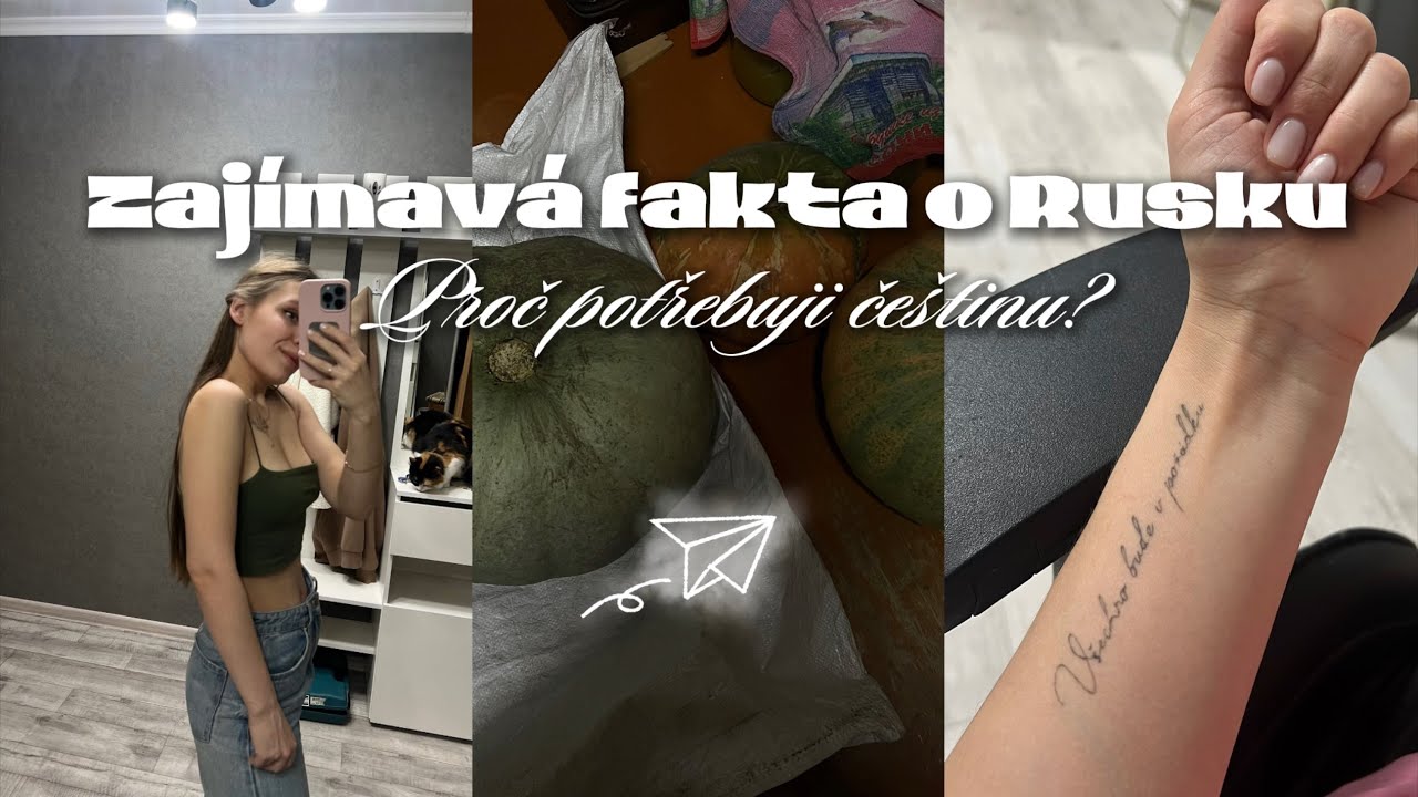 Fakta o Rusku | Proč se učím česky? | Rutina ruské dívky 🤯