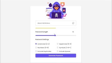 Animated Password Generator using Html, CSS and JavaScript | Free Source Code