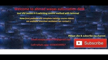 invt vfd Terminal control wiring with parameters#invt#vfd#terminal.