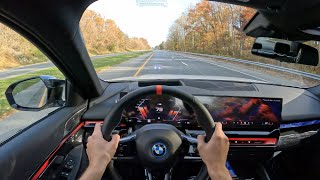 2024 BMW i5 M60 - POV Test Drive | 0-60