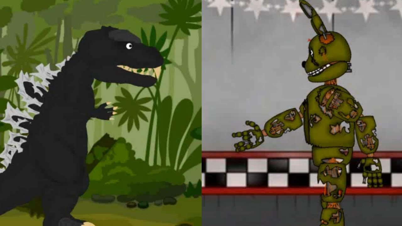 The Man in The Suit VS Springtrap - Dc2 Animation - YouTube
