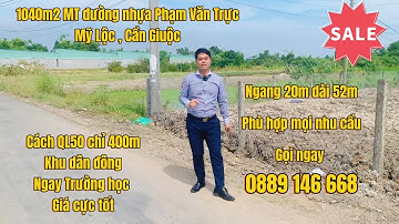 1040 m2 MT đường nhựa Phạm Văn Trực - Cần Giuộc , Giá cực rẻ