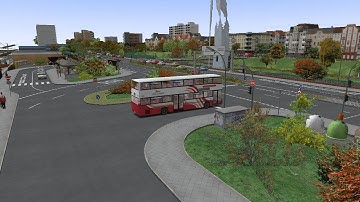 Omsi 2: Map Ruhrau, Route 179 to Ruhrau HBF, Man SD202 Bus Eireann