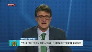 Mario Kempes habló sobre Messi y Maradona