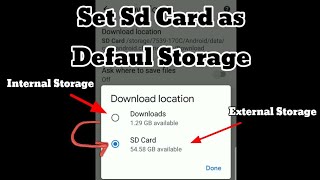 How to set Sd Card as a default storage for Android. screenshot 5