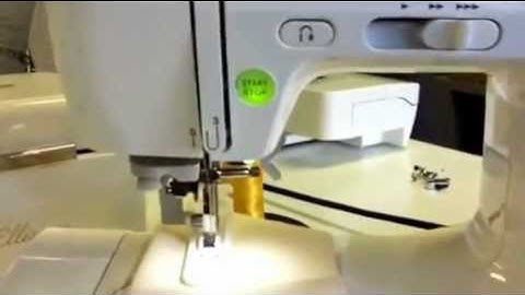 How to Stitch a Buttonhole on the Baby Lock Sofia: Error Message