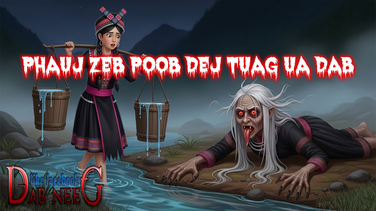 dab neeg 2094 phauj zeb poob dej tuag ua dab ป้าตกน้ำเป็นผี