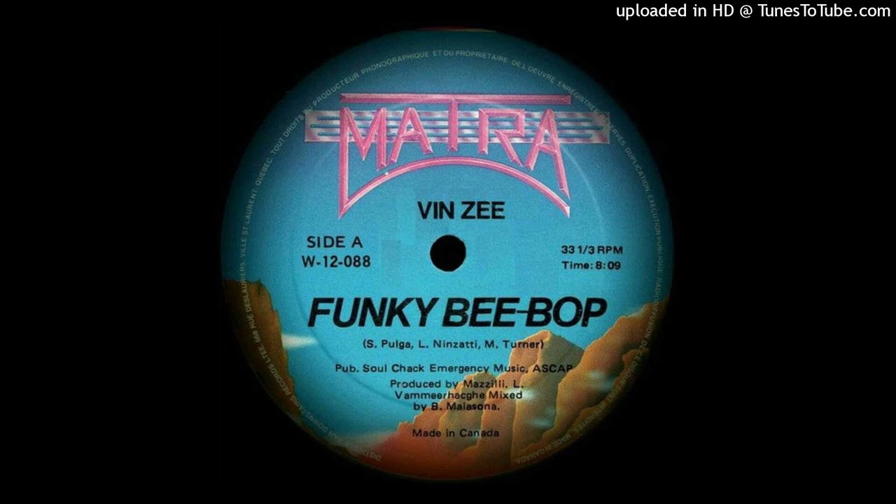 Vin Zee - Funky Bee-Bop (1981) - YouTube