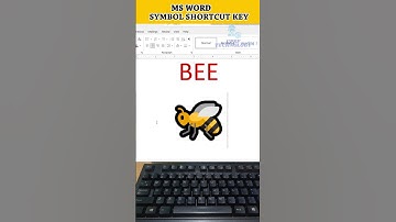 Computer 💻 shortcut key for Bee symbols | #Shorts #YouTubeShorts #ShortVideo #Viral #Trending #short