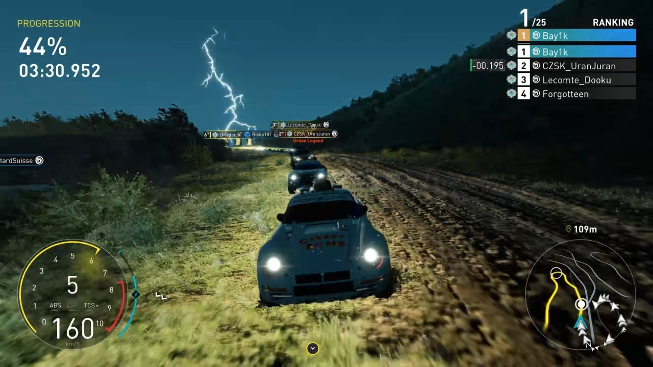 sweaty race in harsh weather