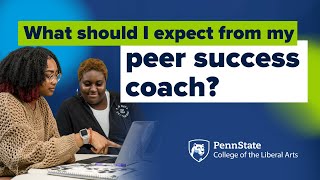 What should I expect from my peer success coach?