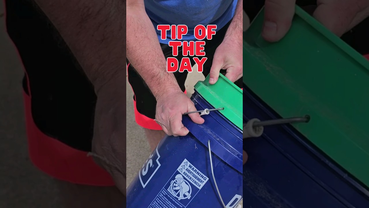 Совет дня: разъединяем застрявшие ведра 