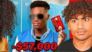 Foltyn Reacts! BROKE KID PRETENDS TO BE BILLIONAIRE