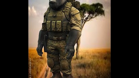 Gorilla Soldier. Model 3D. iClone 8, Character Creator 4 & 5, Blender, Unreal Engine...