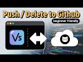 Push and Delete GitHub Repository Using VS Code | Git & GitHub Tutorial for Beginners (2025)