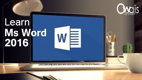 Learn Ms Word Complete Chapter 12 In Urdu / Hindi