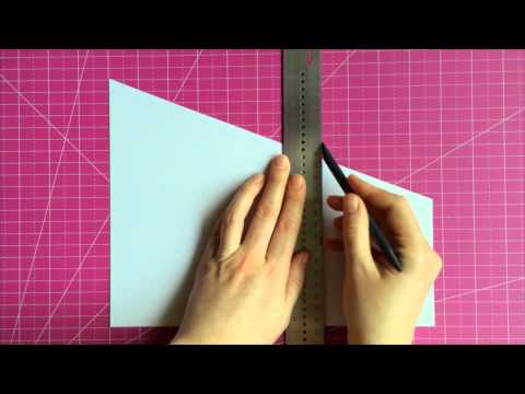 How to make a zig-zag card blank 