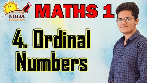 Class 1 Maths Chapter 4 - Ordinal Numbers - Class 1 Maths - Chapter 4 - Grade 1