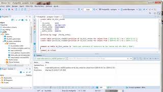 Creación de Tabla con Particiones en PostgreSQL