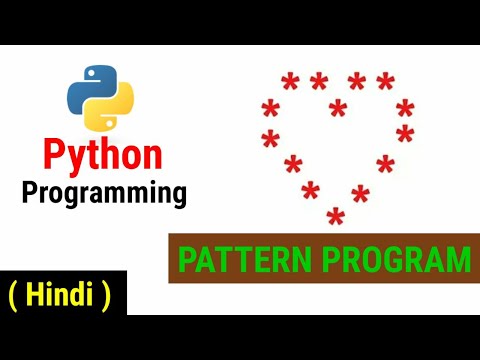 Python Pattern Programs | Printing Stars '*' in Heart Shape