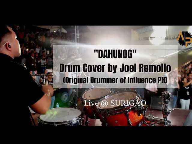 DAHUNOG drum cover by Joel Remollo (Original drummer of DAHUNOG) Live @ Surigao