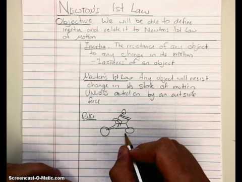Russo Physics: Forces 1 - Newton's 1st Law