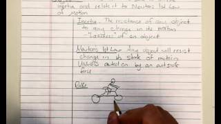 Russo Physics: Forces 1 - Newton's 1st Law