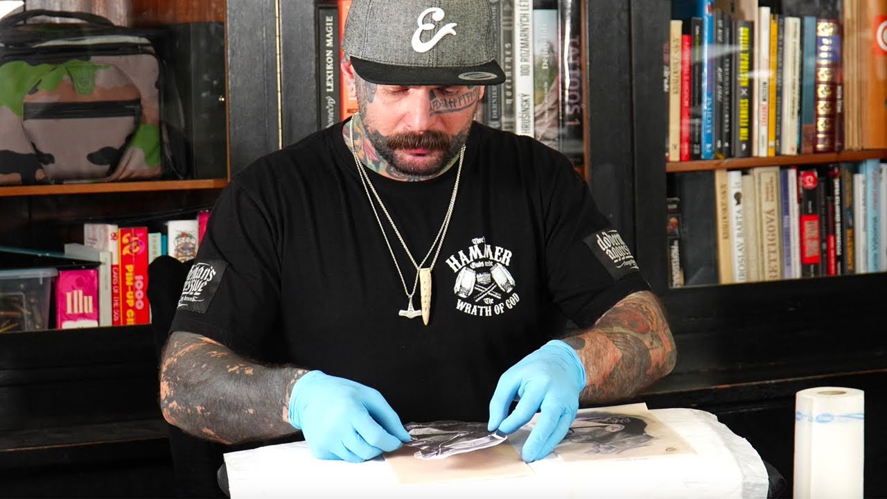 Jak udělat kvalitní obtisk na tetování na klienta i na trenovací silikonovou kůži ?