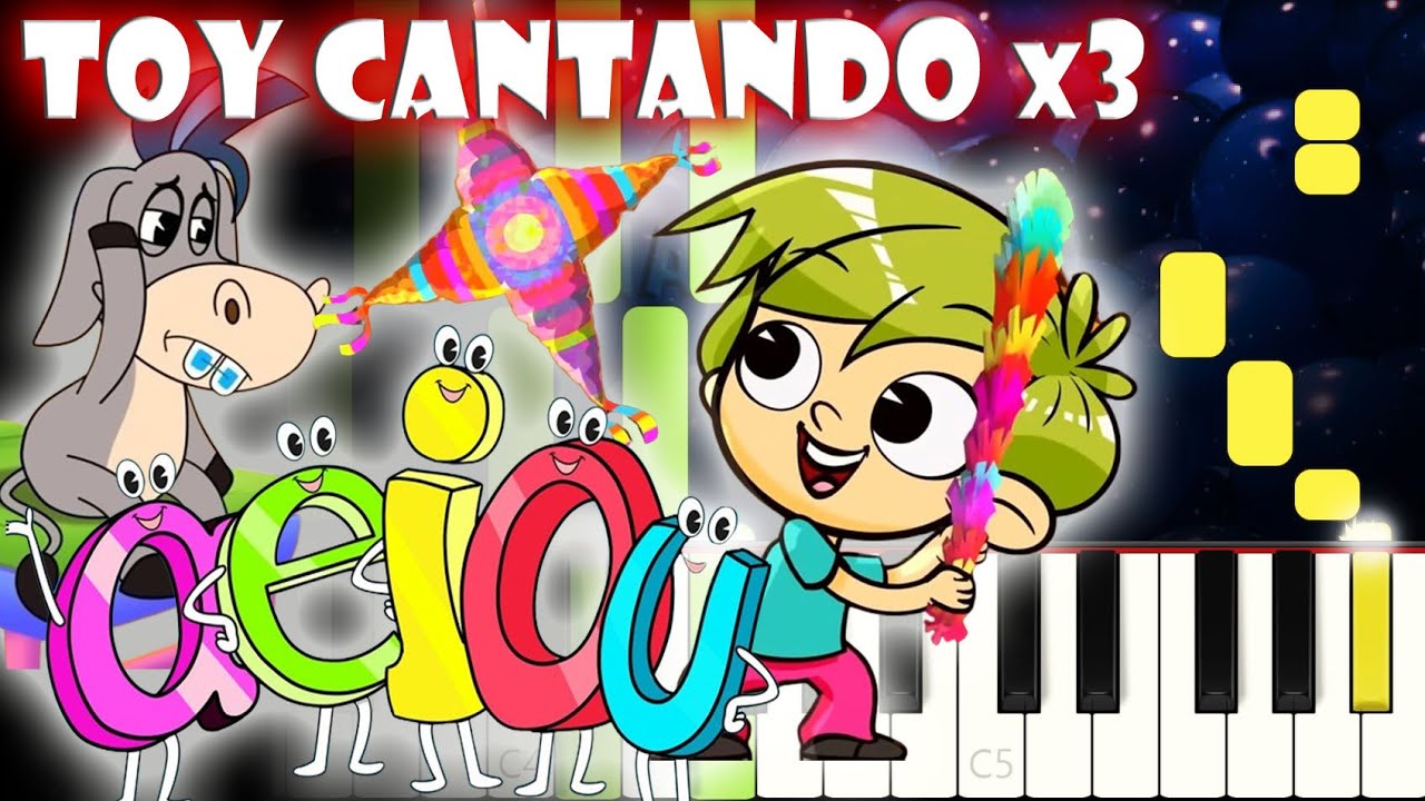 Toy Cantando x3 | Piano MIX | Tutorial | Karaoke