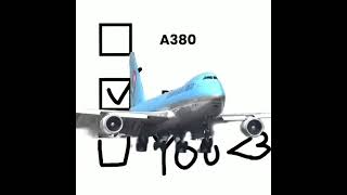 A380 or B747 #aviation #boeing #airbus