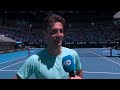 Lorenzo Musetti On-Court Interview | Australian Open 2026 First Round