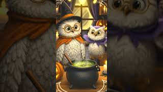 VLOG 📸 ✨ Join our fluffy owl family for some spooktacular cooking magic! #OwlVlog #HalloweenCooking