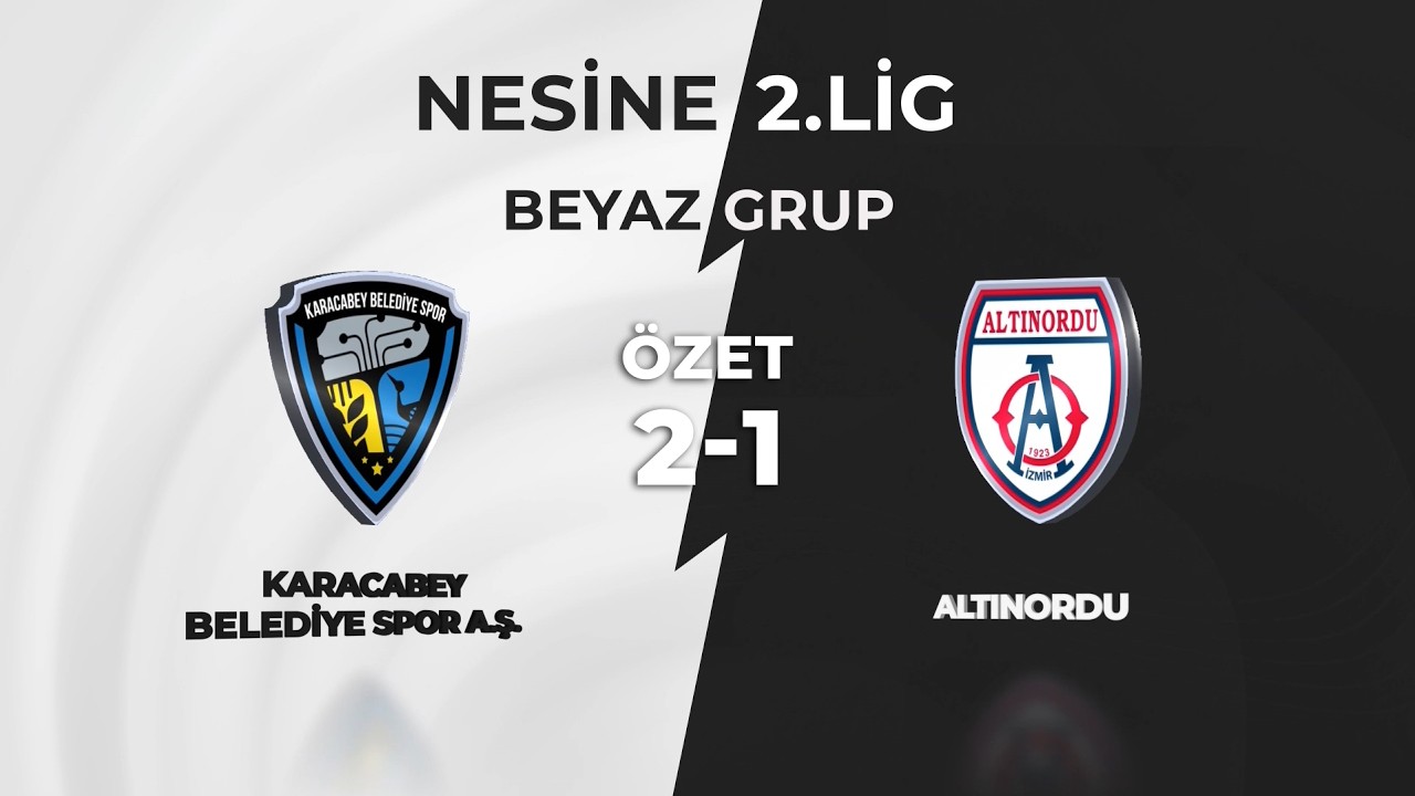 Karacabey Belediye Spor 2-1 Altınordu | Maç Özeti