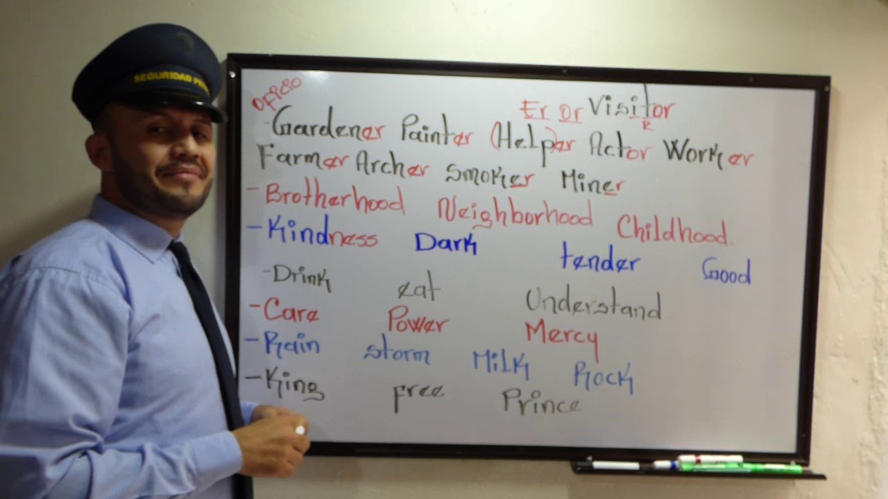 Sufijos -  Terminaciones.