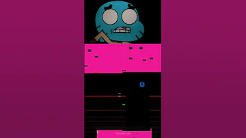 The Amazing World Of Gumball 3008 S Friday Theme Crunchy Version Blue Bouncing Square 