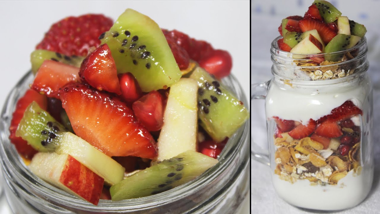 Healthy Breakfast Parfait | Fruits, Oats & Yogurt Parfait | Easy Breakfast Recipe | Kanak