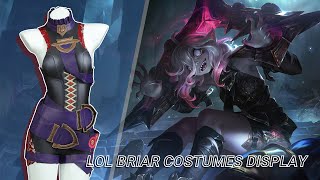 League of Legends Briar Cosplay Costumes Display