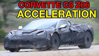 Corvette C8 Z06 Makes Ferrari-Like Noises Under Acceleration