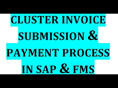 BSNL Cluster invoice submission process in FMS and SAP ERP