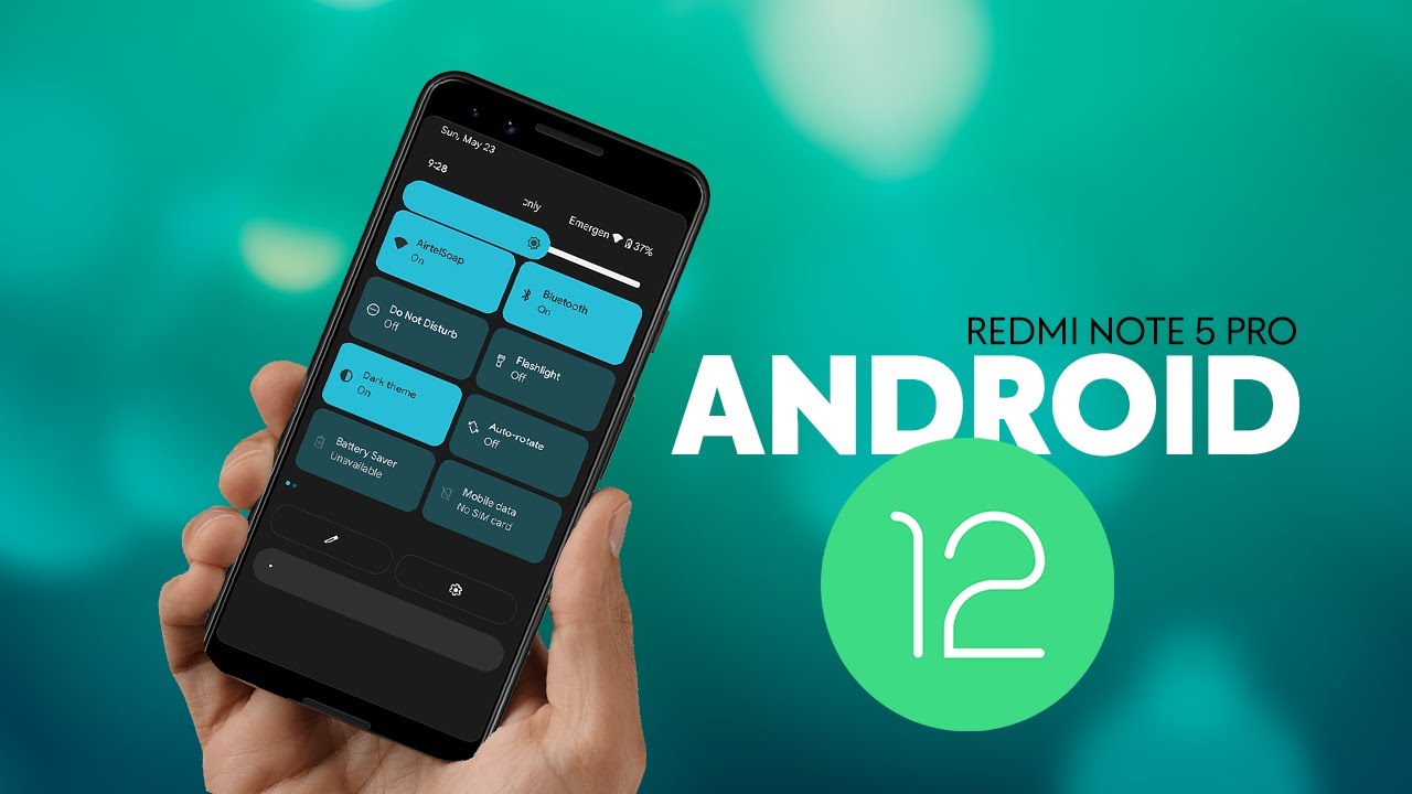 Android 12 Beta Port For Redmi Note 5 Users - Guide to Install - YouTube