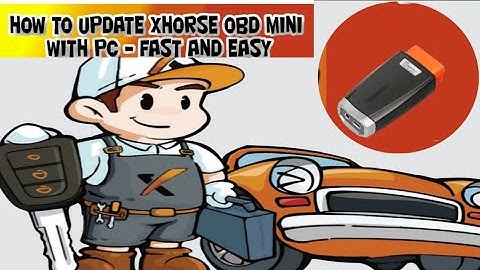 HOW TO UPDATE XHORSE OBD MINI WITH LAPTOP FAST AND EASY.