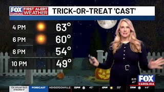 Dry skies return, chilly Halloween forecast
