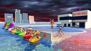 😱Franklin ironman Play Hide and Kill in Tsunami - Indian Bike Driving 3D screenshot 5